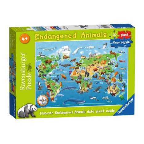 Endangered Animals 60pc Giant Floor Puzzle  £9.99