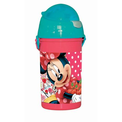 Minnie Mouse 500ml Flip Top Drinks Bottle With Strap   £2.99