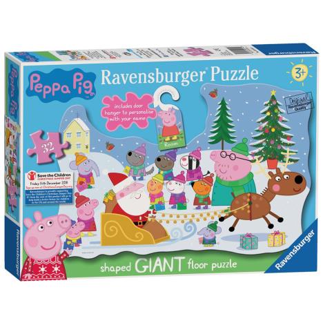 Peppa Pig Christmas 32pc Shaped Floor Jigsaw Puzzle  £11.99