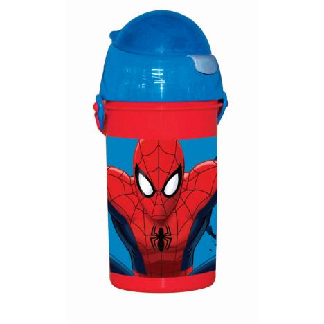 Ultimate Spiderman 500ml Flip Top Drinks Bottle With Strap   £2.99