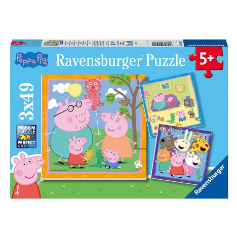 Peppa Pig 3 x 49pc Jigsaw Puzzles  £6.99