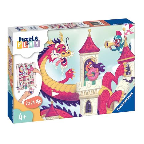 Puzzle & Play Donut Dragon 2 x 24pc Jigsaw Puzzles  £11.99