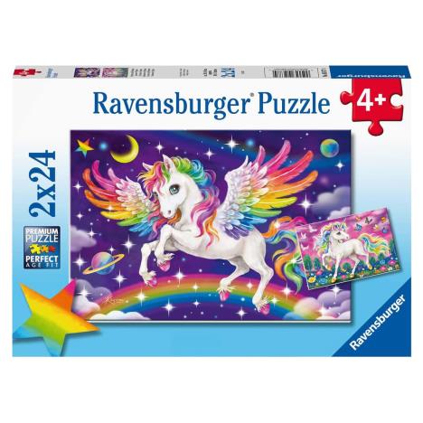 Unicorn & Pegasus 2 x 24pc Jigsaw Puzzles  £5.99