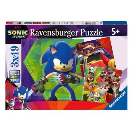 Sonic Prime 3 x 49pc Jigsaw Puzzles  £6.99