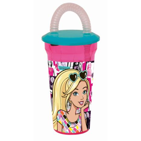 Barbie 450ml Drinks Cup With Straw   £1.69