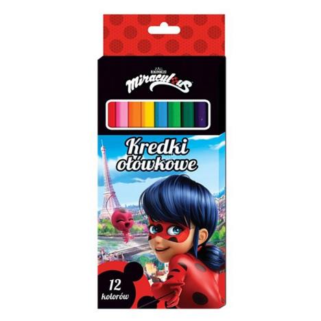 Miraculous Ladybug 12 Colouring Pencils Set  £1.49