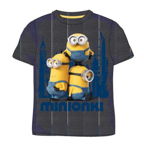 Kevin Bob & Stuart Grey Minions T-Shirt (5901854835938 G) - Character ...