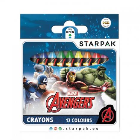 Marvel Avengers Crayons Pack of 12  £1.19