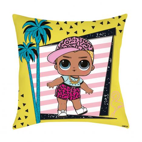 LOL Surprise Palm Trees Square Filled Cushion  £6.49