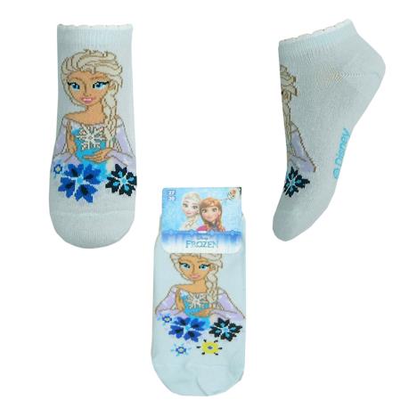 Disney Frozen Kids Blue Ankle Socks (5908219426695B) - Character Brands