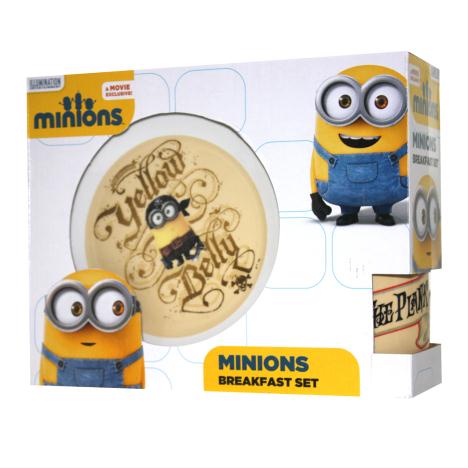 Yellow Belly Minions Pirate 3 Piece Breakfast Set  £8.99