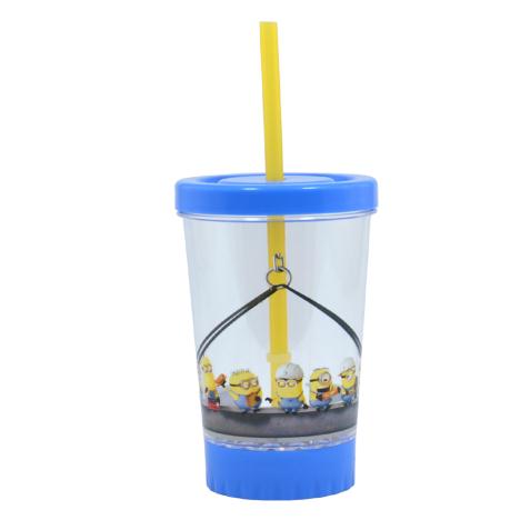 Minions Light Up Fun Sip LED Tumbler Cup With Straw  £7.99