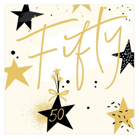 Starstruck 50th Birthday Card   £2.50