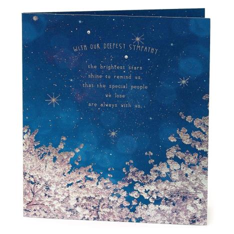 Starry Night Sky Deepest Sympathy Card   £2.65