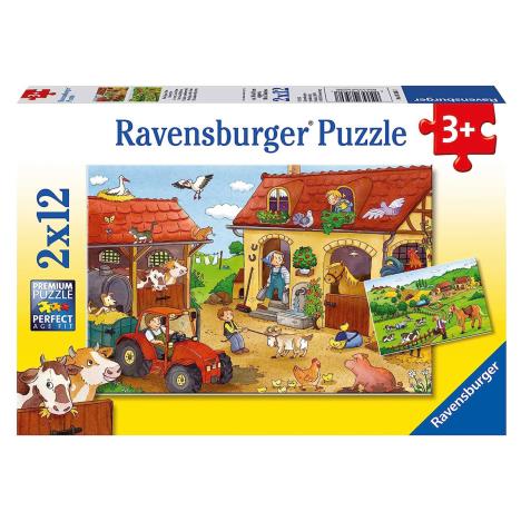 On the Farm 2 x 12pc Jigsaw Puzzles  £4.99