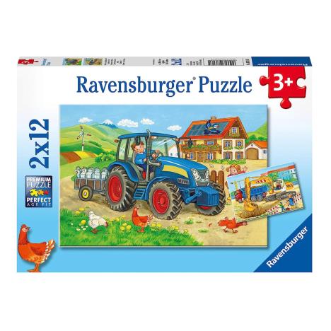 Hard at Work 2 x 12pc Jigsaw Puzzles  £4.99