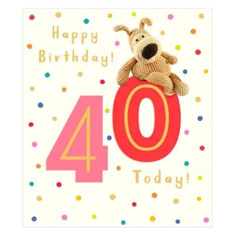 Boofle 40 Today Birthday Card   £2.15