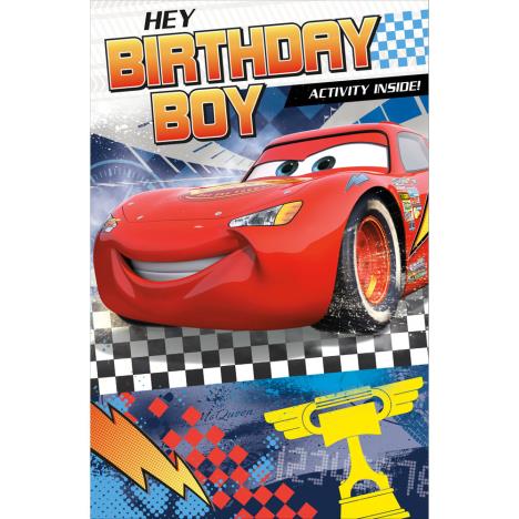 Birthday Boy Disney Cars Activity Birthday Card (787615-0-1 ...