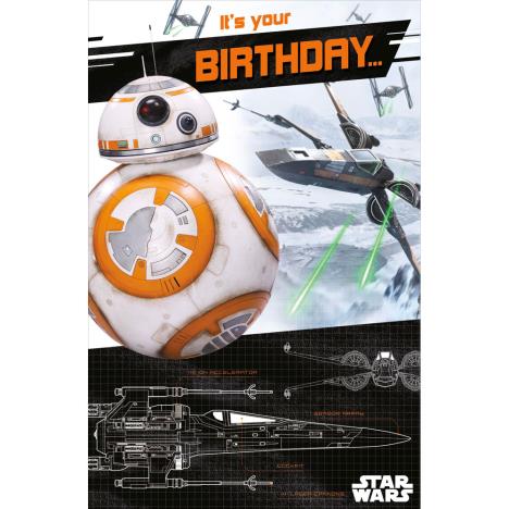 Its Your Birthday Star Wars Pop Up Birthday Card  £2.99