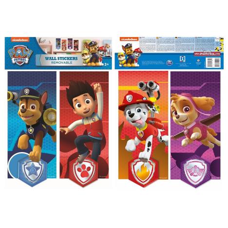 Paw Patrol Flag Banner Wall Stickers (Pack of 4)  £11.49