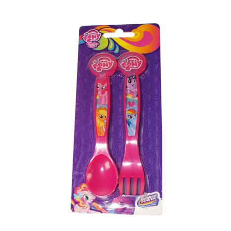 My Little Pony 2 Piece Fork & Spoon Cutlery Set  £1.59