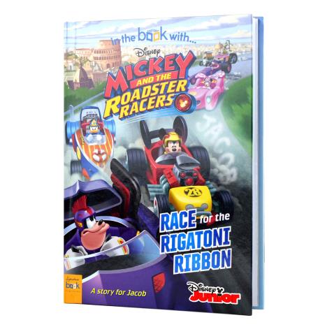 Personalised Disney Jr Mickey And The Roadster Racers Hardback Story ...