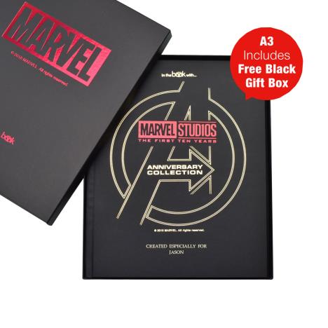 Personalised Marvel 10 Year Anniversary Collection A3 Deluxe Book  £39.99