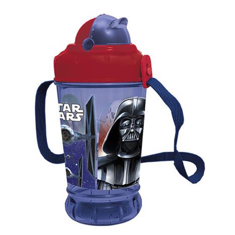 Star Wars Pop Up Drinks Bottle With Straw  £5.99