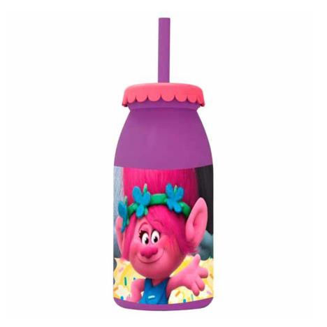 Trolls 300ml Milk Bottle With Straw  £2.29