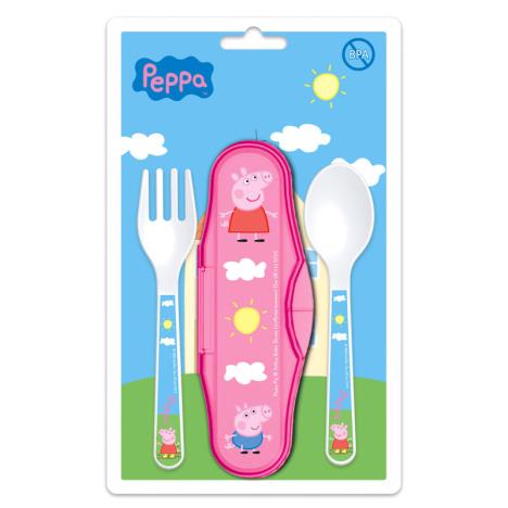 Peppa Pig 2 Piece Cutlery Travel Set  £4.29