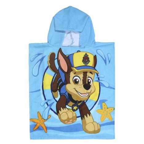 Paw Patrol Chase Hooded Towel Poncho  £8.99