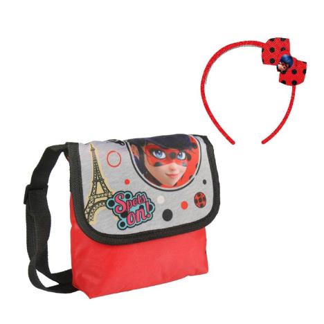 Miraculous Ladybug Shoulder Bag & Hair band Set  £7.49