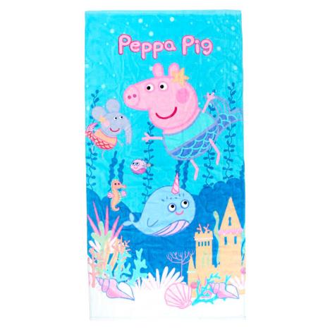 Peppa Pig Under Water Beach Towel (8427934364596) - Character Brands