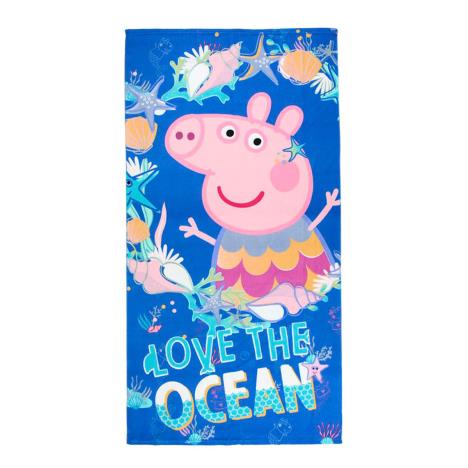 Peppa Pig Love The Ocean Beach Towel (8427934364732) - Character Brands