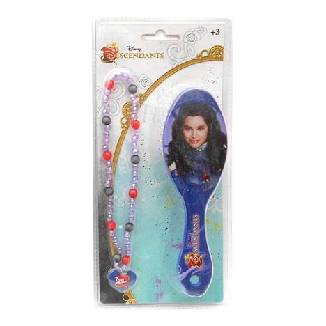 Disney Descendants Evie Hair Brush & Necklace Set  £3.49