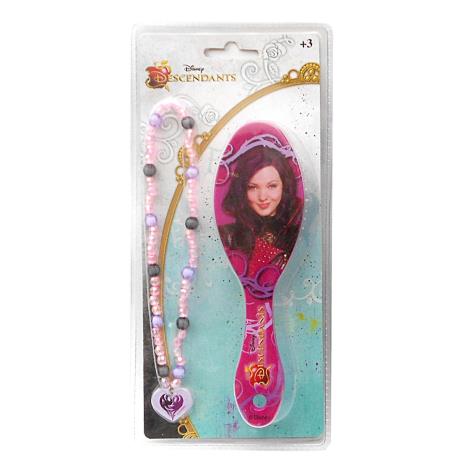 Disney Descendants Mal Hair Brush & Necklace Set  £3.49