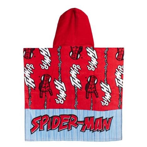 Spiderman Bath Towel Hooded Poncho (8427934795239) - Character Brands