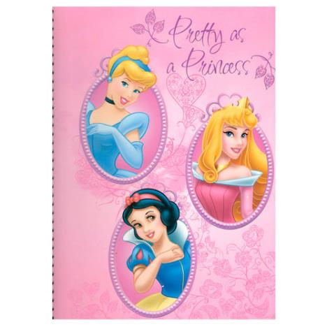 Disney Princess Pretty As A Princess Spiral A4 Hard Cover Notebook  £4.99