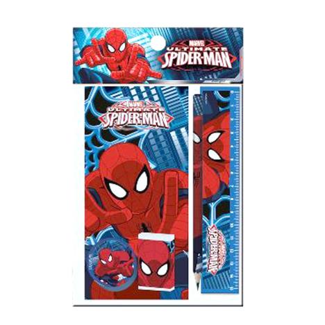 Ultimate Spiderman 6 Piece Stationery Set  £2.49