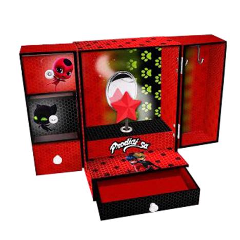 Generic aucun e Ladybug Jewelry Box + Miraculous Watch Set - aucun