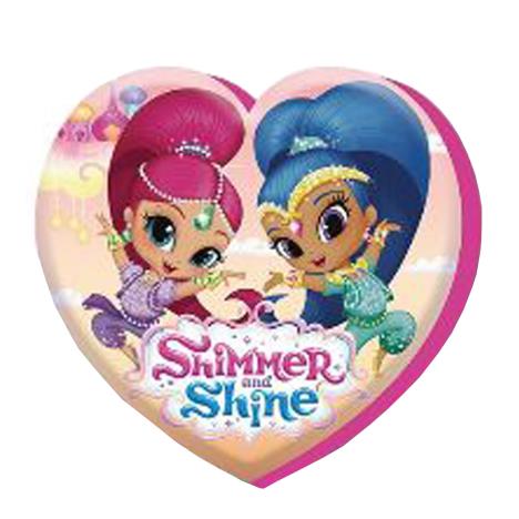 Shimmer & Shine Heart Shaped Cushion  £6.99