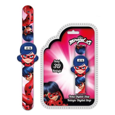 Miraculous Ladybug 3D Snap Band Digital Watch  £8.49