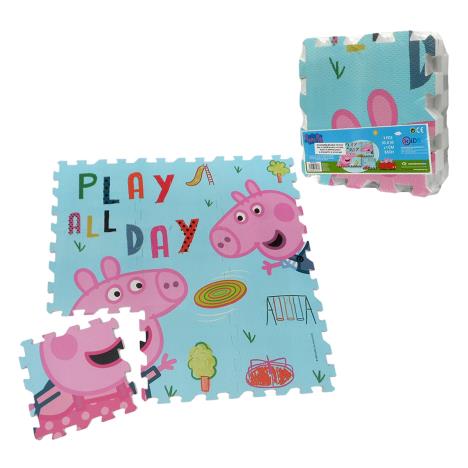 Peppa Pig 9 Pc Foam Floor Jigsaw Mat  £14.99