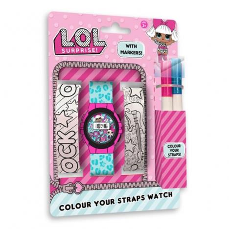 LOL Surprise Colour Your Own Strap Digital Watch Set  £13.99