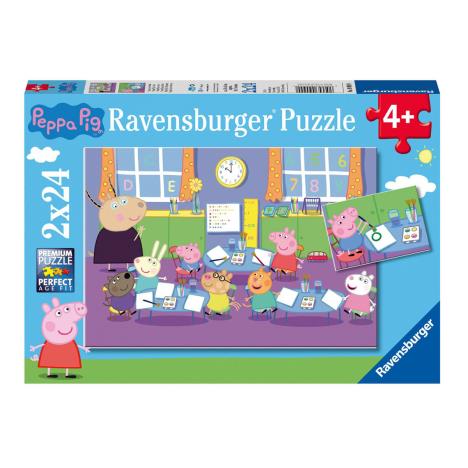 Peppa Pig At School 2 x 24pc Jigsaw Puzzles  £5.99