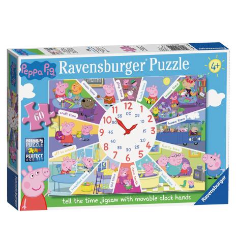 Peppa Pig 60pc Tell The Time Clock Jigsaw Puzzle  £9.99