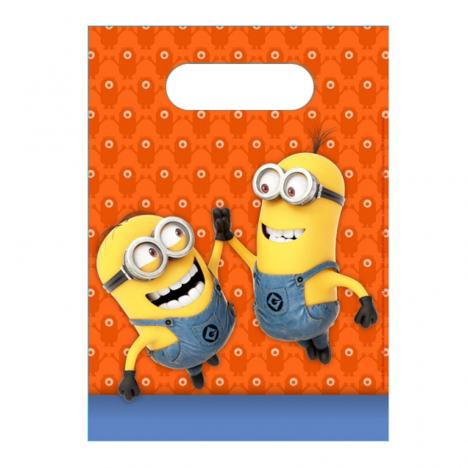 Minions Plastic Party Bags (Pack of 6)  £1.79
