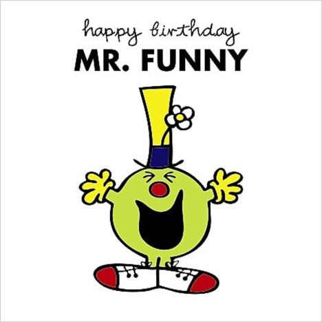 3D Holographic Mr Funny Mr Men Birthday Card (AMNVZ007) - Character Brands