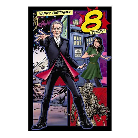 8th Birthday 3D Holographic Doctor Who Card  £3.79