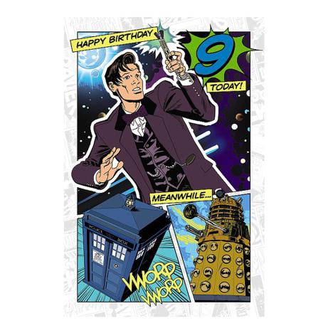 9th Birthday 3D Holographic Doctor Who Card  £3.79